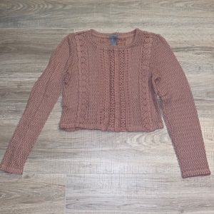 Charlotte Russe Cropped Sweater